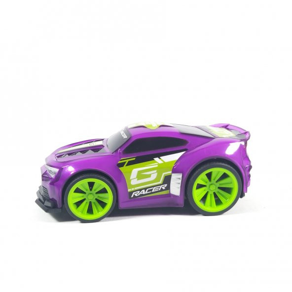 Sesli ve Işıklı Glo Racer Çek Bırak Araba 18 cm - 6