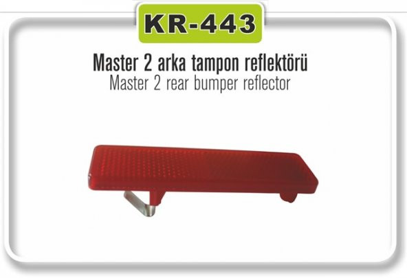 Tampon Reflektörü Renault Master II - Trafic II 7700353184 KAYAPLASTİK
