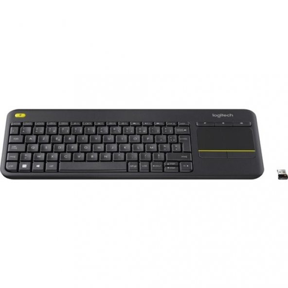 Logitech K400 Plus 9 Touch Pad Kablosuz Unifying Klavye