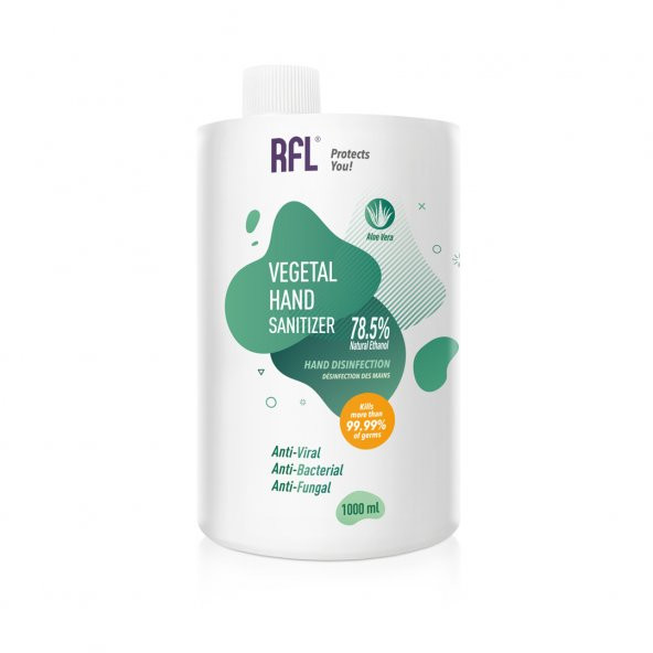 Rfl Vegetal Hand Sanitizer El Dezenfektanı 1000 ml