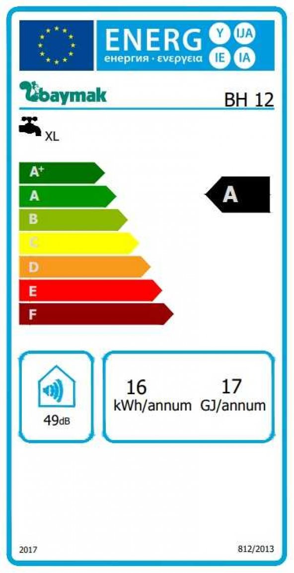 Baymak (Baca Dahil) Bh 12 Lt. Doğalgazlı Hermetik Şofben - 3