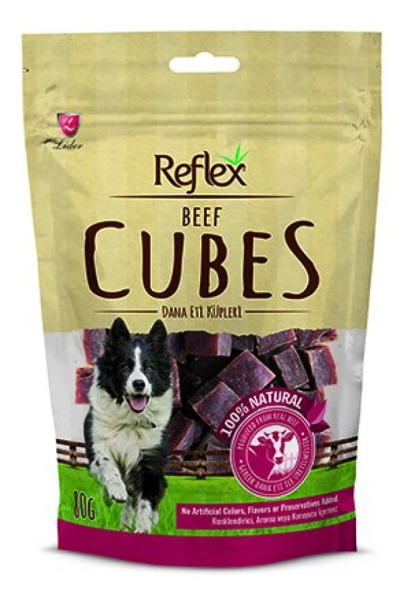 Reflex Biftek Dilim Küp Köpek Ödülü 80 gr