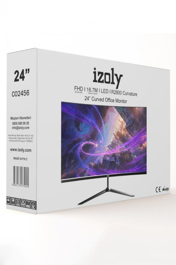 İzoly Nemesis i5-10400F 16GB 512GB SSD RX550 4GB 24" Oyuncu Masaüstü Bilgisayarı - 6