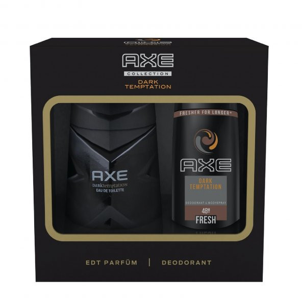 Axe Dark Temptation Edt 100 Ml Erkek Parfümü + 150 Ml Deodorant Kofre Set - 1