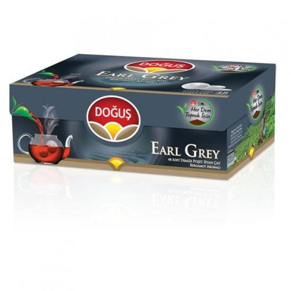 Doğuş Early Grey DEmlik Poşet Çay 48 Adet