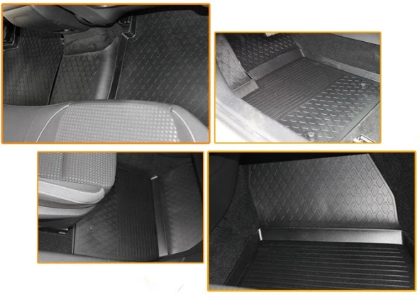 Seat Leon 2005-2012 Refref 4D Havuzlu Kauçuk Paspas - 3