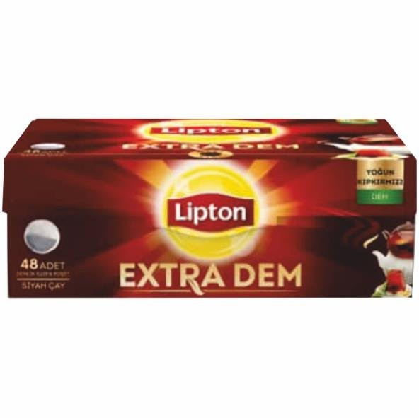 Lipton Extra Dem Özel Seri Demlik Poşet Çay 48 Ade