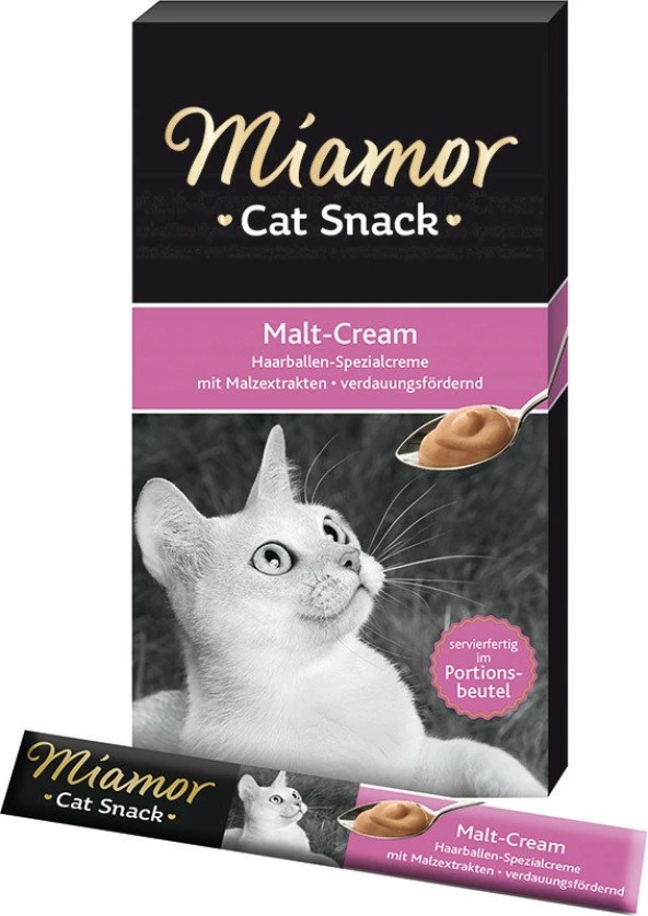 Miamor Cat Snack Malt Cream Malt Kedi Ödülü 6x15 g