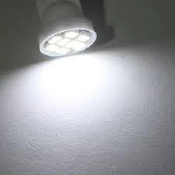 Clio 4 Led Dipsiz T10 6000K Beyaz Park Tavan Plaka Ampulü - 4