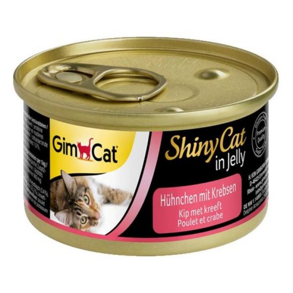 Gimcat Shinycat Jelly Tavuklu Yengeçli Kedi Konservesi 70 gr