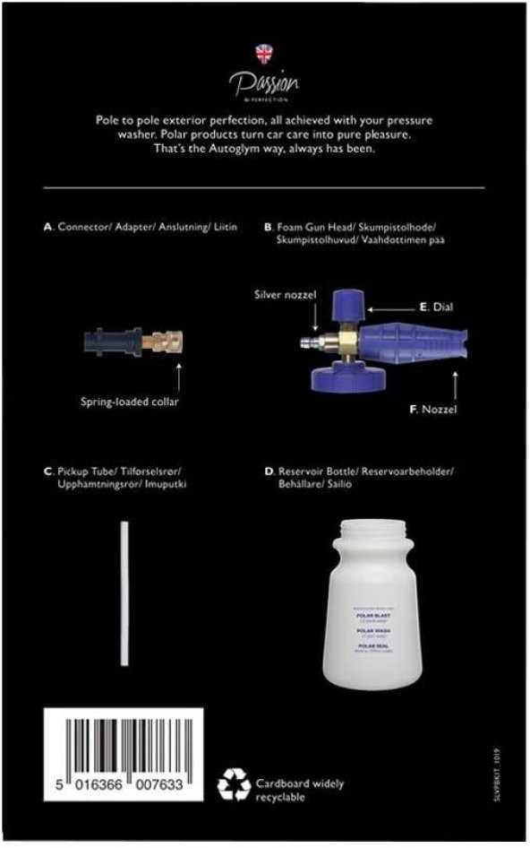 Auto Glym Köpük Tabancası Polar Blaster - Resim 4