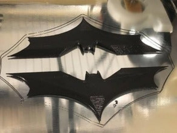 Batman Kara Şövalye Sembolü Dekor Hediyelik Süs Eşyası Masaüstü - 7