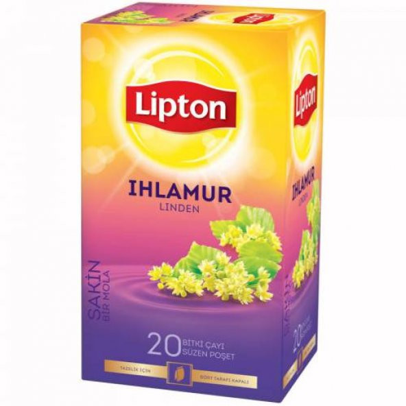 Lipton Ihlamur Bitki Çayı 20'li Paket