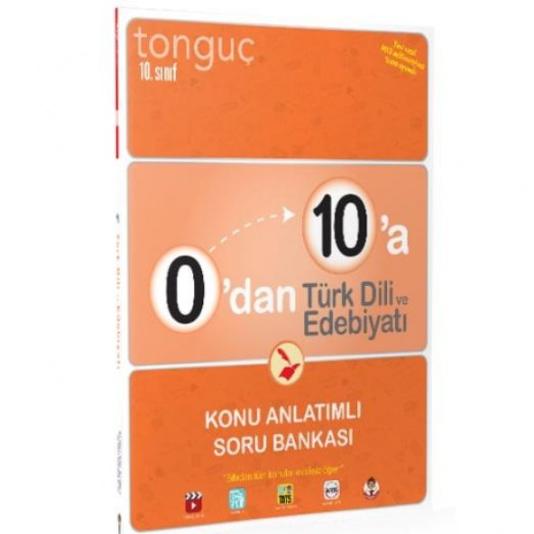 2021 Tonguç 10.Sınıf 0´dan 10´a Türk Dili ve Edebiyatı Konu Anlatımlı Soru Bankası