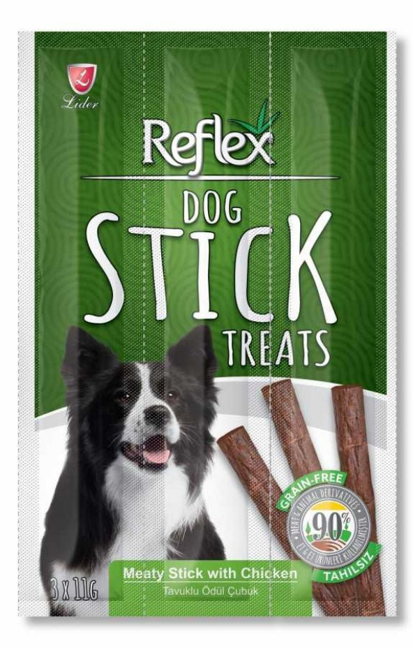 Reflex Köpekler için Tavuklu Çubuk Ödül 3 lü 11 gr