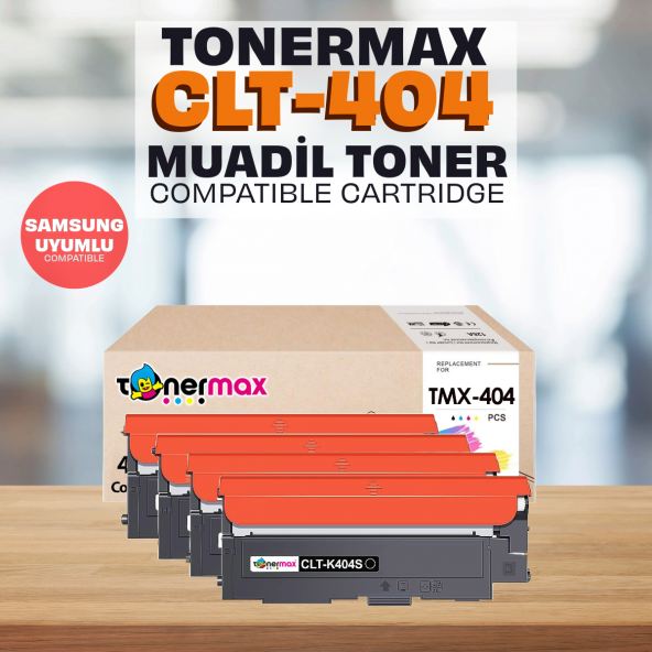 Samsung Xpress C430w Muadil Toner / CLT-K404S / CLT-M404S / CLT-C404S / CLT-Y404S