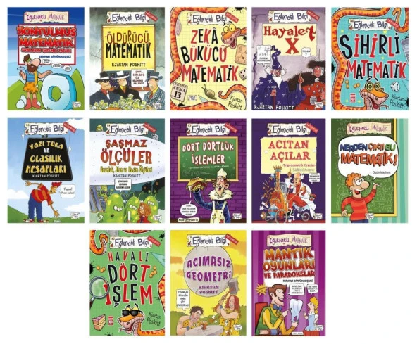 Timaş Eğlenceli Matematik Seti 13 Kitap Set