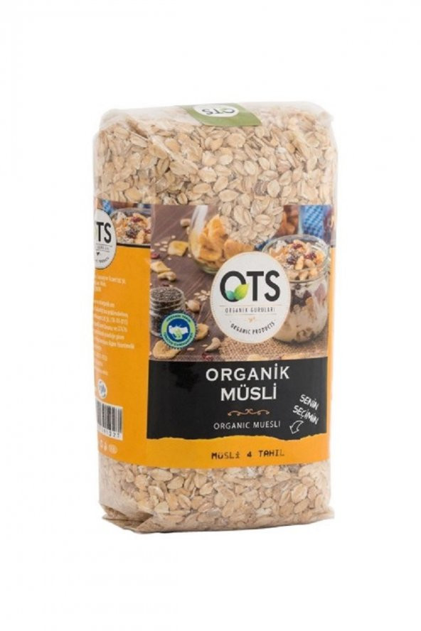 OTS Organik Müsli 4 Tahıl 500 gr.