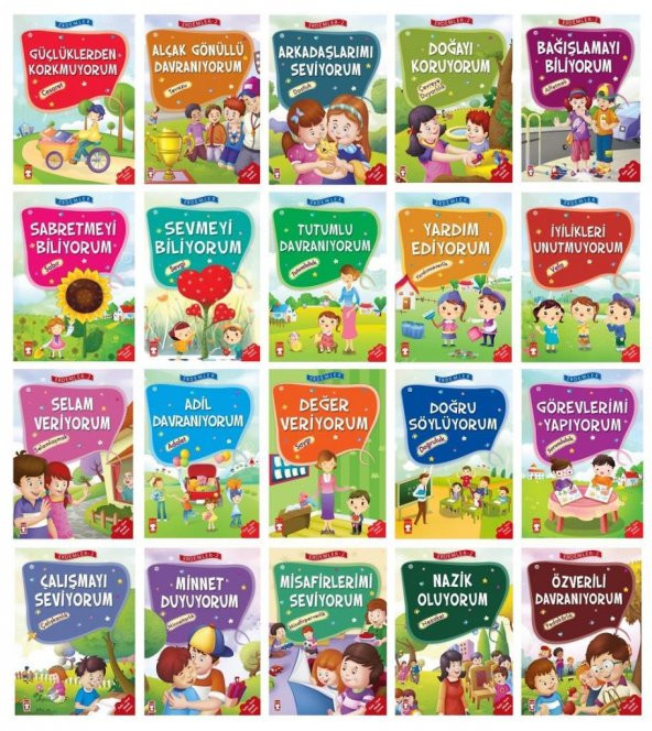 Timaş Erdemler Serisi 20 Kitap