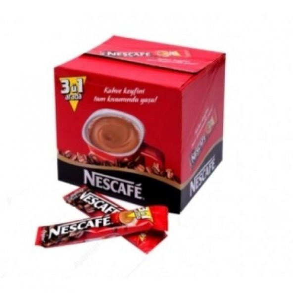 Nestle Nescafe 3'ü 1 Arada Kahve 48 li Paket 17,5 gr