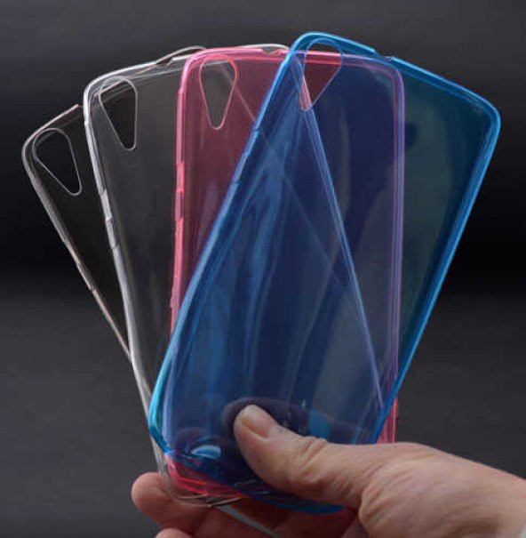 HTC Desire 828 Kılıf Zore Ultra İnce Silikon Kapak - 3