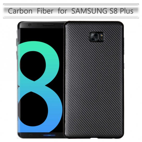 Galaxy S8 Plus Kılıf İ-Zore Karbon Silikon - 3