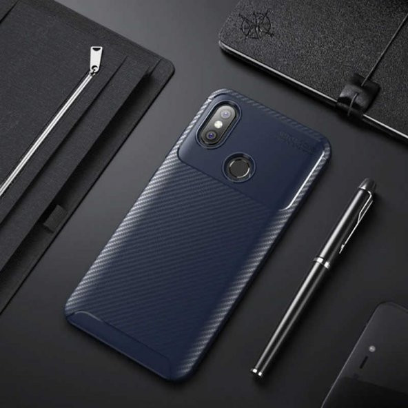 Xiaomi Mi Max 3 Kılıf Zore Negro Silikon - 6