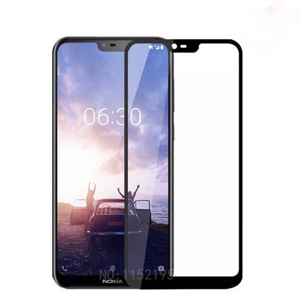 Nokia X6 Zore Kenarları Kırılmaya Dayanıklı Cam Ekran Koruyucu - 2