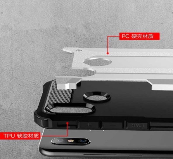 Xiaomi Mi 8 Kılıf Zore Crash Silikon - 3