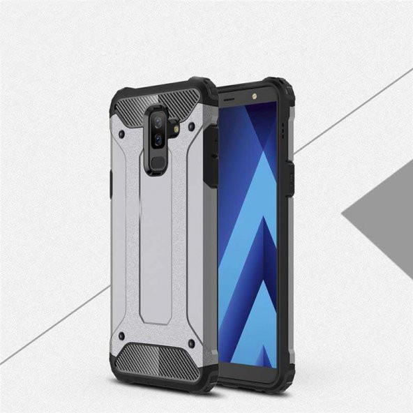 Galaxy A6 Plus 2018 Kılıf Zore Crash Silikon - 5