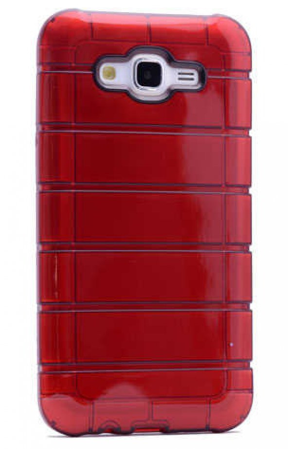 Galaxy J7 Kılıf Zore Çizgili Motomo Kapak - 3