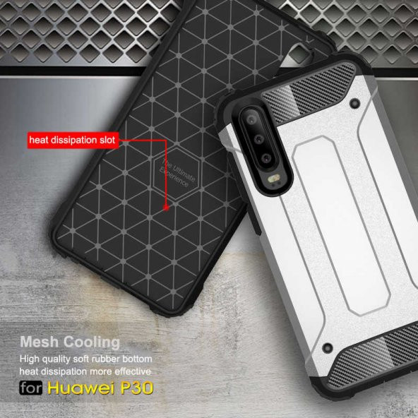 Huawei P30 Kılıf Zore Crash Silikon - 2