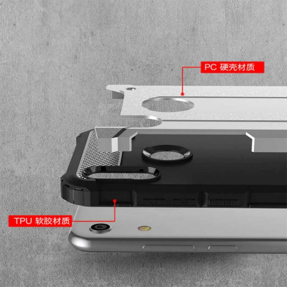 Huawei Y6 2019 Kılıf Zore Crash Silikon - 3