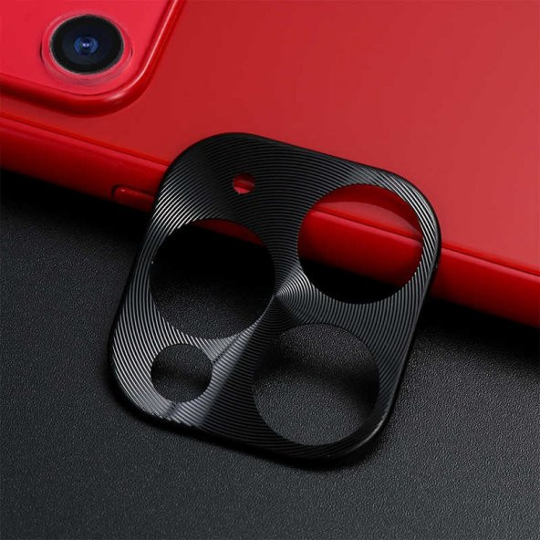 Apple iPhone 11 Pro Max Zore Metal Kamera Koruyucu - 4