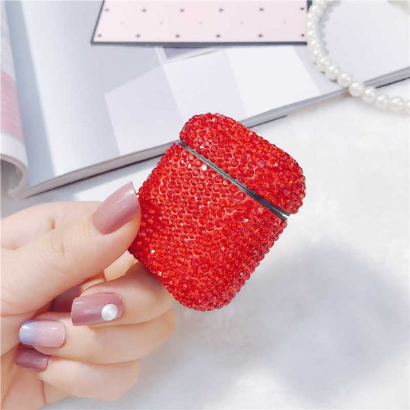 Apple Airpods Kılıf Zore Diamond Silikon - 9