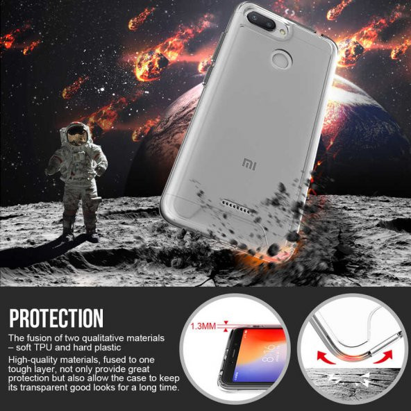 Xiaomi Redmi 6 Kılıf Zore Gard Silikon - 4