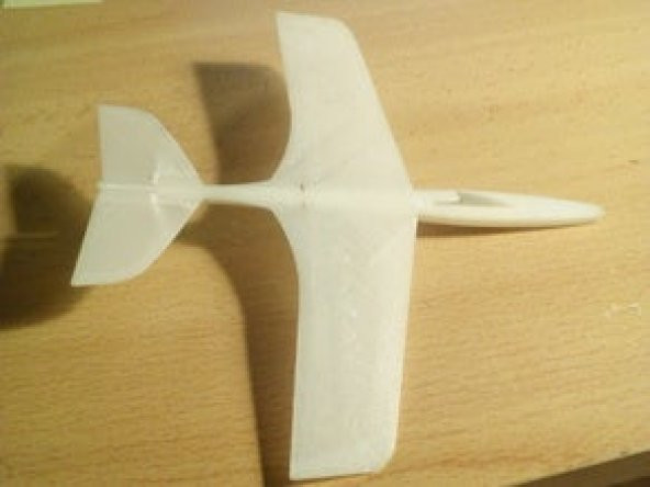 Beyaz Stratos Planör Oyuncak Uçak Hobi Oyuncağı Dekoratif