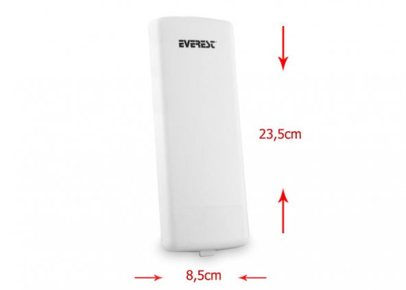 Everest EWN-220POE Bina Dışı Uzun Mesafe Destekli 5,8Ghz 300Mbps Repeater + Access Point Kablosuz Router - 2