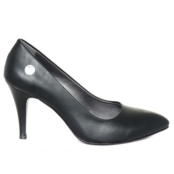 mammamia 3680 Siyah Stiletto Klasik Ayakkabı