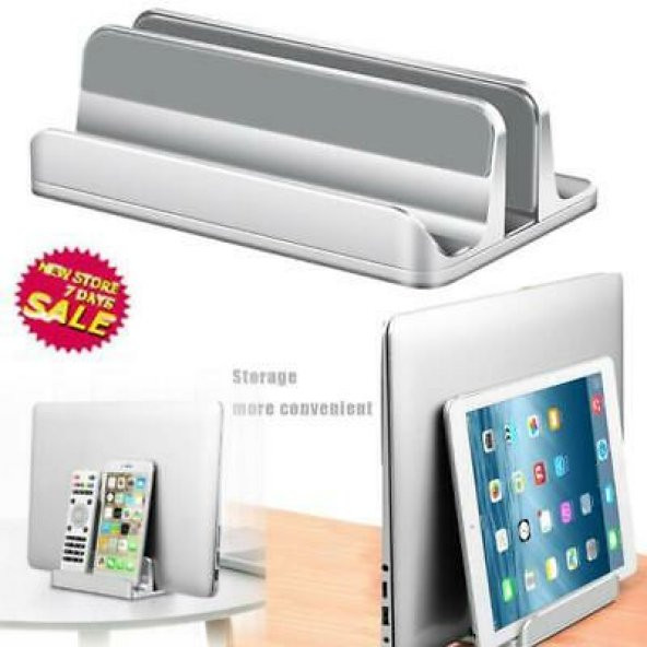 Nuoxi BH-201 Dikey Notebok Macbook Metal Ayarlanabilir Arc Stand - 7