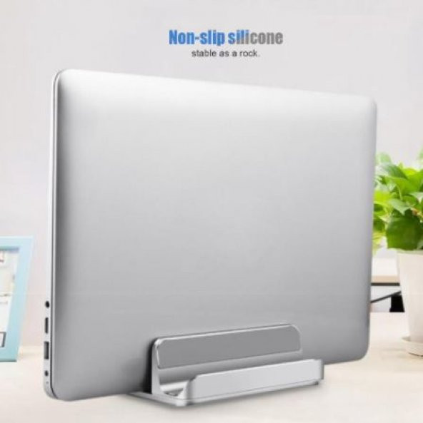 Nuoxi BH-201 Dikey Notebok Macbook Metal Ayarlanabilir Arc Stand - 4