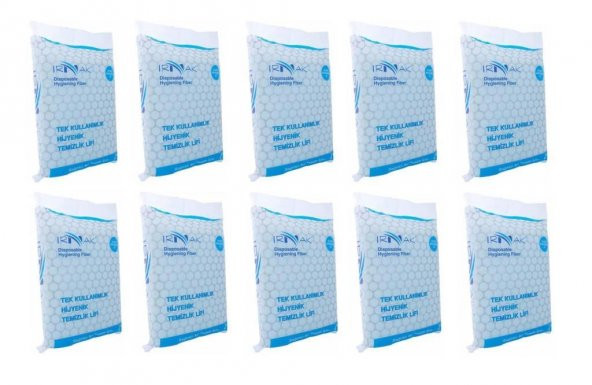 Irmak Şampuanlı Hasta Vücut Yıkama Temizleme Lifi 20li 10 Paket