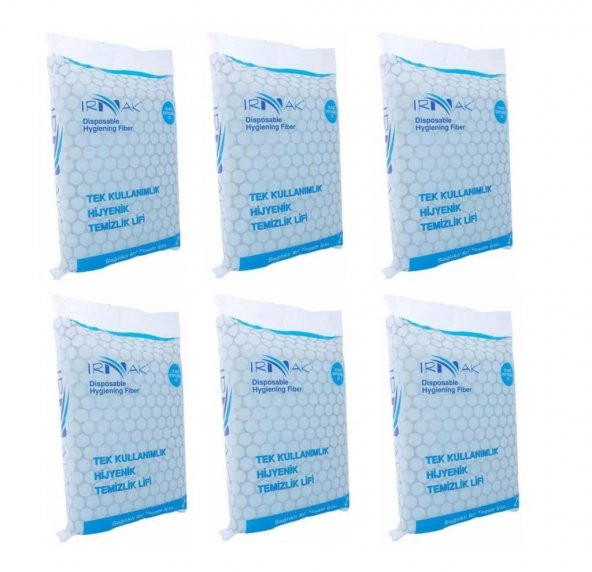 Irmak Şampuanlı Hasta Vücut Yıkama Temizleme Lifi 20li 6 Paket