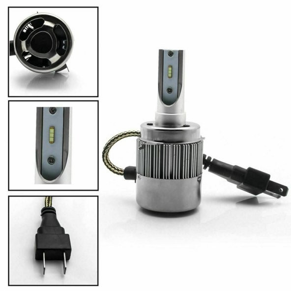 Space Orijinal Volkswagen H7 Led Far Ampulü 36W 4800LM 12V-32V / LAAM808 - 2