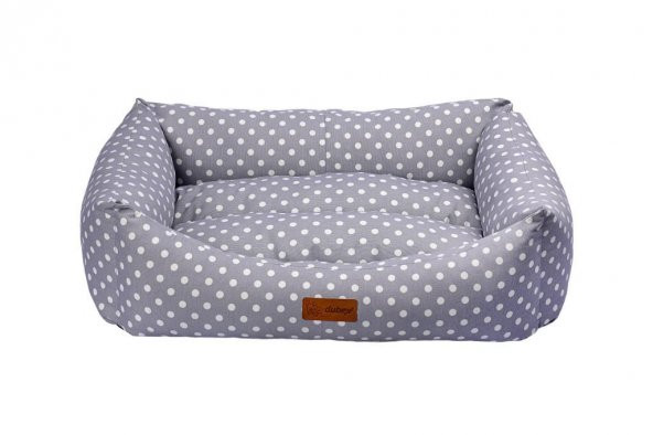 Dubex Makaron Kedi Köpek Yatağı Gri Benekli Small - 2