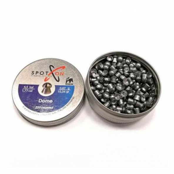 SPOTON DOME 4.5MM SAÇMA PELLET (10.34 GRAIN - 250 ADET)