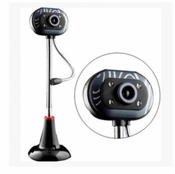 12 mp Ayaklı Mikrofonlu Pc Webcam Usb baplantılı Kamera