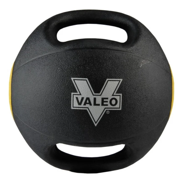 Valeo 6 Kg Sarı Çift Tutacaklı Sağlık Topu - 2