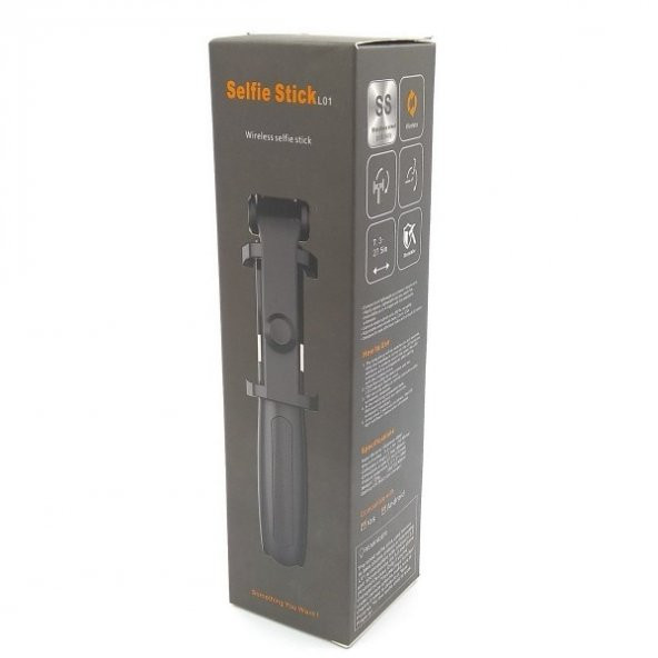 Tripod Bluetooth Kumandalı Kablosuz Selfie Çubuğu Monopod - 4