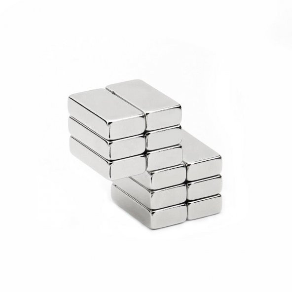 5 Adet Blok Süper Güçlü Neodyum Mıknatıs NdFeB Magnet - 7